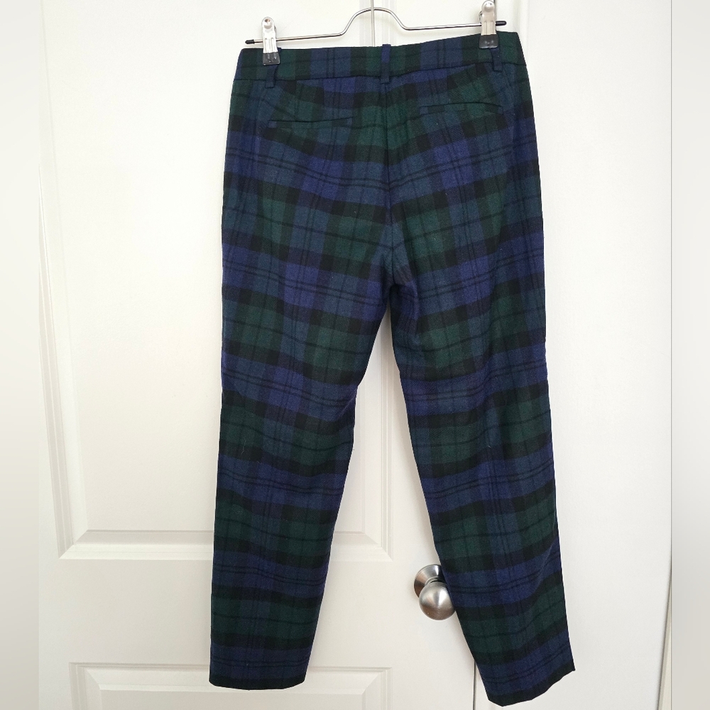 JCrew Wool Plaid Ankle Pant - Picture 5 of 8